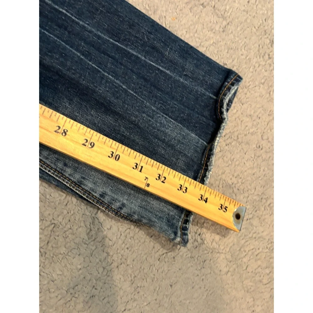 Express Barely Boot Stella Jeans Womens 6L Blue Medium Wash Low Rise Bootcut